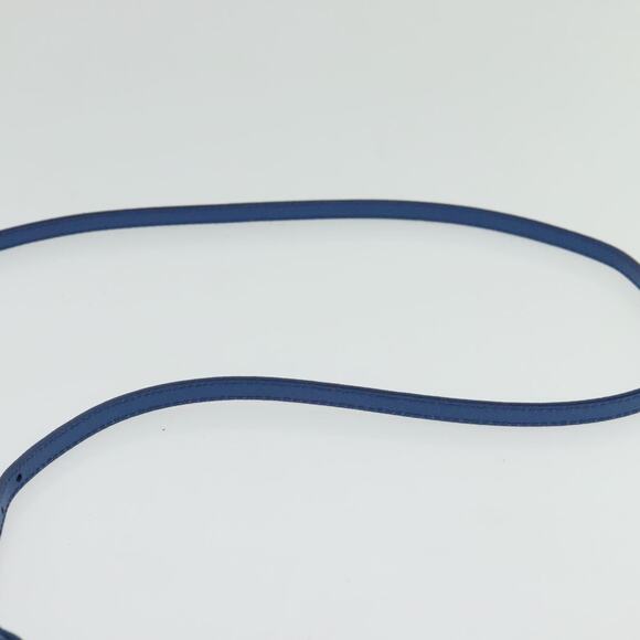 PRADA Shoulder Bag Nylon Gold Blue - Picture 8 of 12
